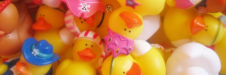 rubber ducks